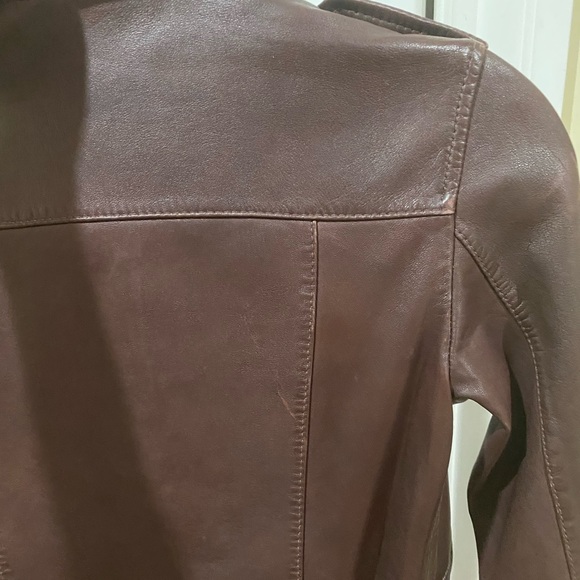 One day sale All Saints Balfren biker leather jacket - Picture 8 of 14